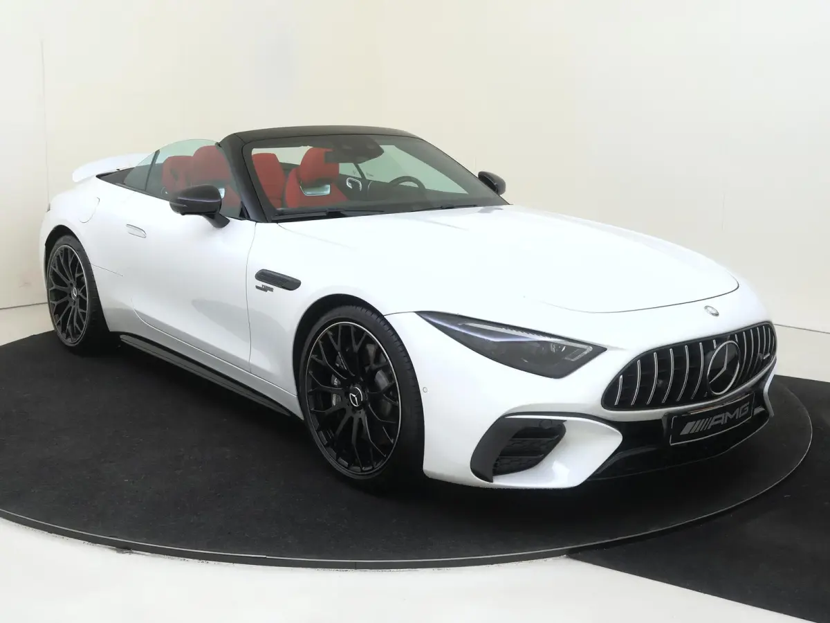 Roadster AMG 43 / V8 Styling/ 21 inch/ Burmester/ Stoelverwarming- & Ventilatie/ Perf. uitlaat