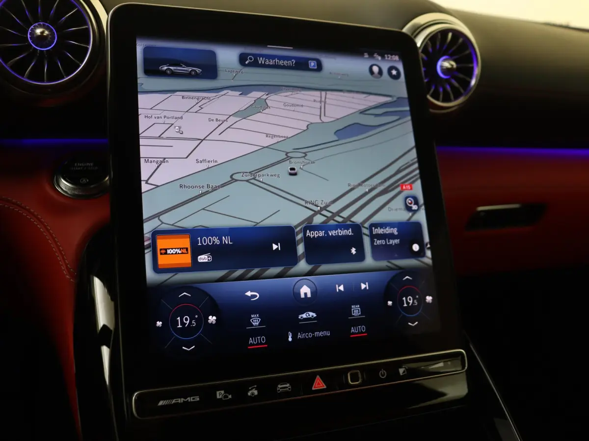 Roadster AMG 43 / V8 Styling/ 21 inch/ Burmester/ Stoelverwarming- & Ventilatie/ Perf. uitlaat