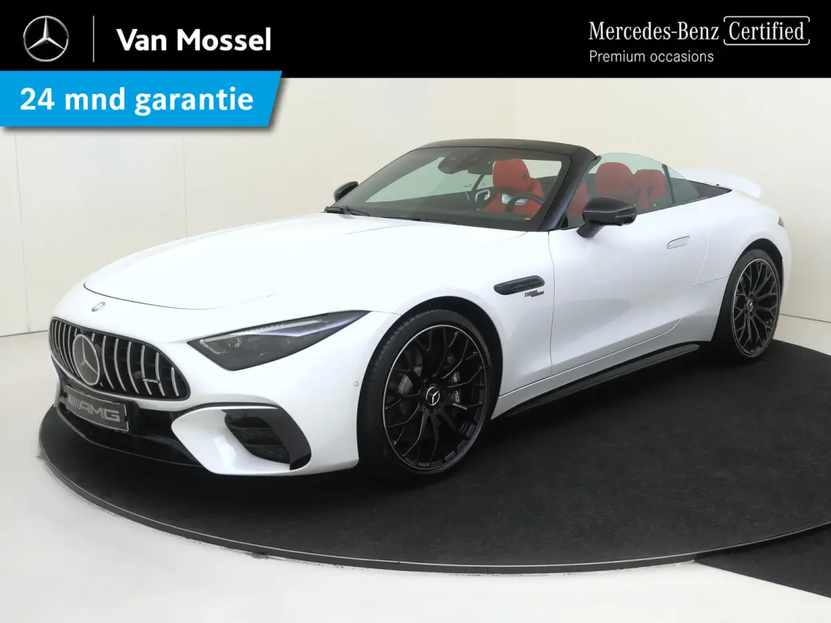 Roadster AMG 43 / V8 Styling/ 21 inch/ Burmester/ Stoelverwarming- & Ventilatie/ Perf. uitlaat