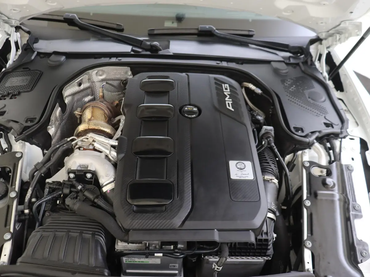 Roadster AMG 43 / V8 Styling/ 21 inch/ Burmester/ Stoelverwarming- & Ventilatie/ Perf. uitlaat