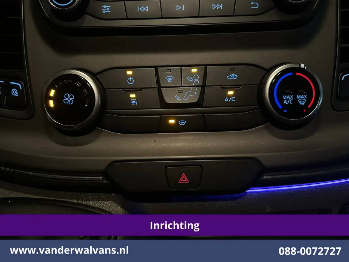 2.0 TDCI L1H1 Inrichting Euro6 Airco | Camera | LED | Cruisecontrol | Verwarmde voorruit Parkeersensoren, Bijrijdersbank