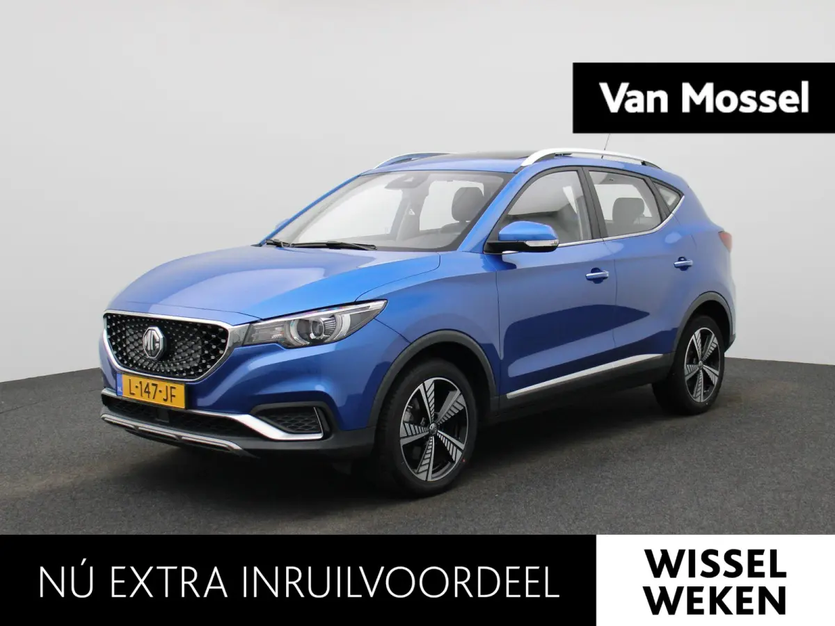MG Luxury 45 kWh | Automaat | Panoramadak | Leder | Navigatie | Airco | Achteruitrijcamera | Apple Carplay / Android Auto | Stoelverwarming | Lichtmetalen Velgen |