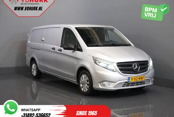 116 CDI XL L3 Aut. LED/ Standkachel/ Stoelverw./ 2.5T trekverm./ Carplay/ Camera/ LMV/ Cruise/ Trekhaak/ Airco