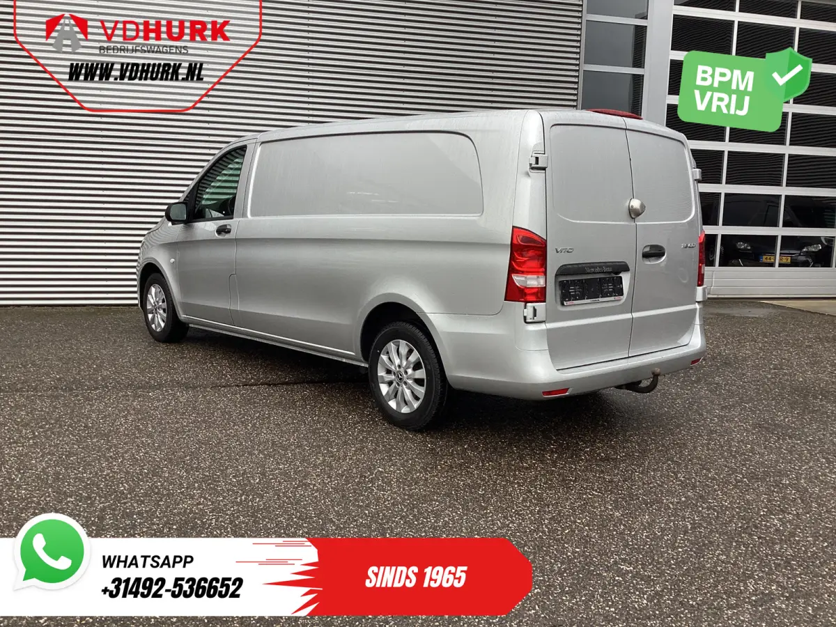 116 CDI XL L3 Aut. LED/ Standkachel/ Stoelverw./ 2.5T trekverm./ Carplay/ Camera/ LMV/ Cruise/ Trekhaak/ Airco