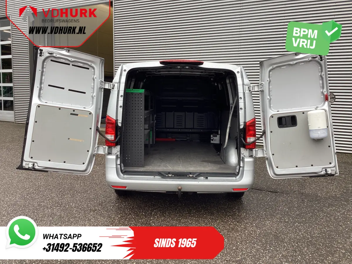 116 CDI XL L3 Aut. LED/ Standkachel/ Stoelverw./ 2.5T trekverm./ Carplay/ Camera/ LMV/ Cruise/ Trekhaak/ Airco