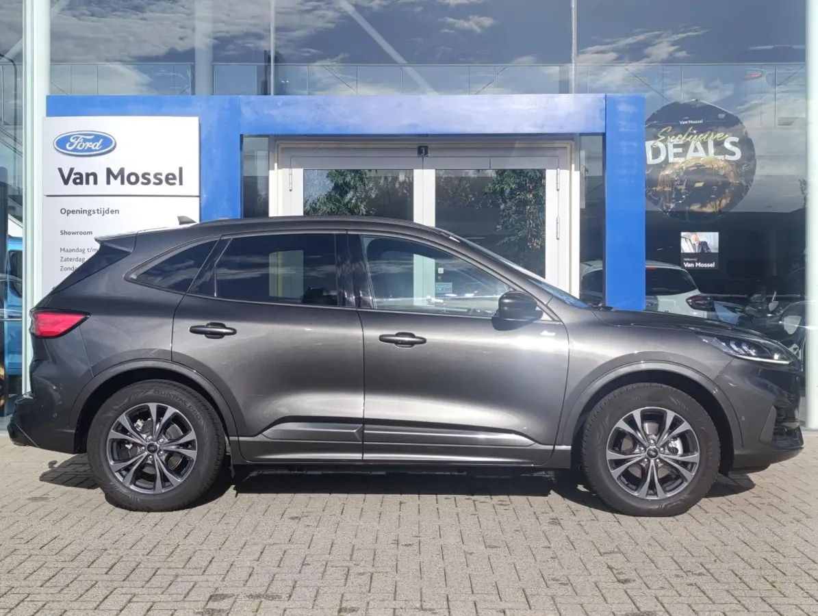 2.5 PHEV ST-Line | Adaptieve Cruise | Elek. Achterklep | Dodehoeksensoren | Stoel/stuur voorruitverwarming | Camera voor + achter | Ford-onderhouden | Trekhaak