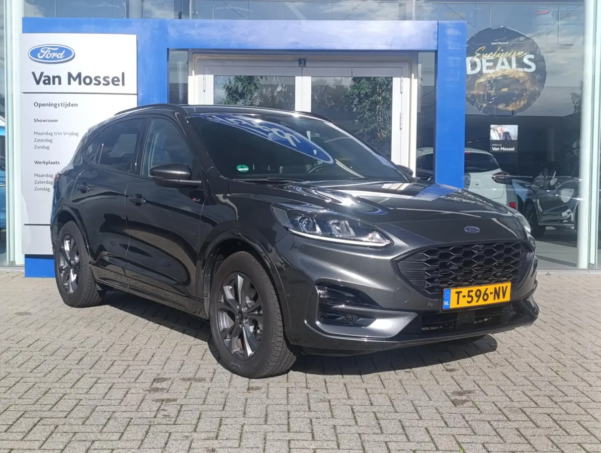 2.5 PHEV ST-Line | Adaptieve Cruise | Elek. Achterklep | Dodehoeksensoren | Stoel/stuur voorruitverwarming | Camera voor + achter | Ford-onderhouden | Trekhaak