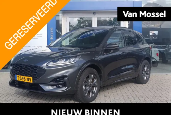 2.5 PHEV ST-Line | Adaptieve Cruise | Elek. Achterklep | Dodehoeksensoren | Stoel/stuur voorruitverwarming | Camera voor + achter | Ford-onderhouden | Trekhaak