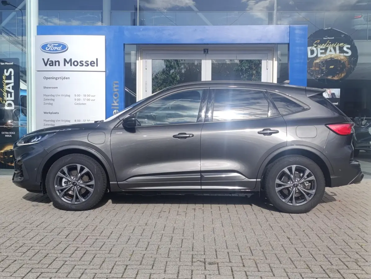 2.5 PHEV ST-Line | Adaptieve Cruise | Elek. Achterklep | Dodehoeksensoren | Stoel/stuur voorruitverwarming | Camera voor + achter | Ford-onderhouden | Trekhaak