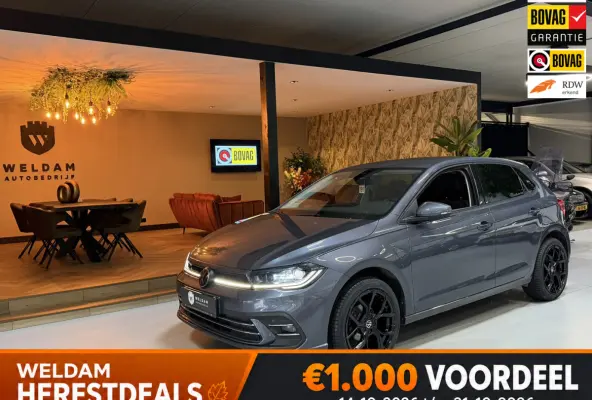 1.0 TSI Style DSG Garantie|IQLight|Sportvelgen|Leder|Virtual|ACC|Lane|Carplay Navi|Rijklaar