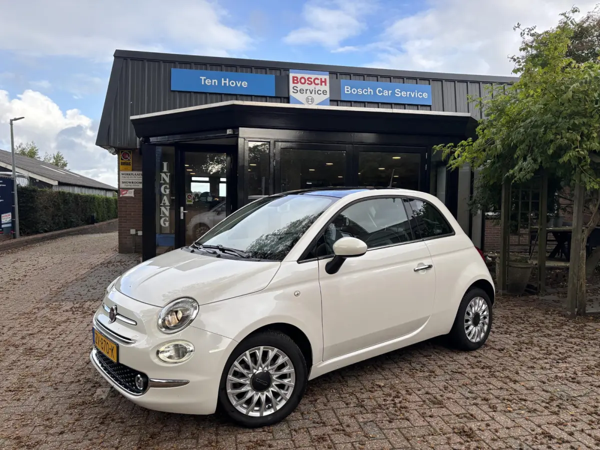 0.9 TwinAir Turbo Lounge|Pano|PDC|Parelmoer wit