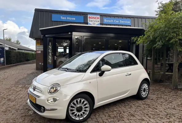 0.9 TwinAir Turbo Lounge|Pano|PDC|Parelmoer wit