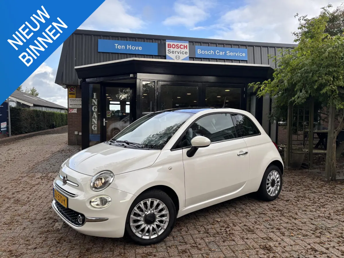 0.9 TwinAir Turbo Lounge|Pano|PDC|Parelmoer wit