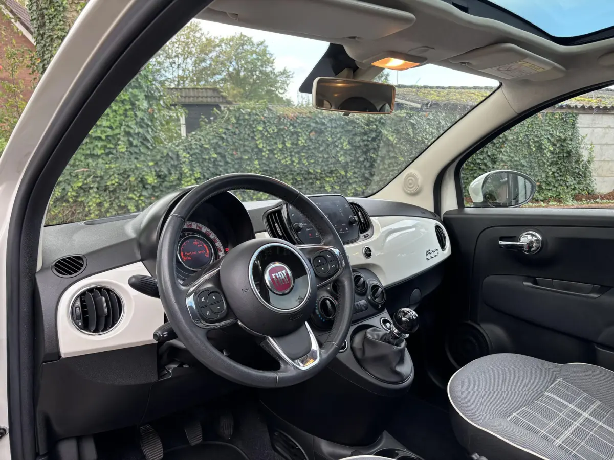 0.9 TwinAir Turbo Lounge|Pano|PDC|Parelmoer wit