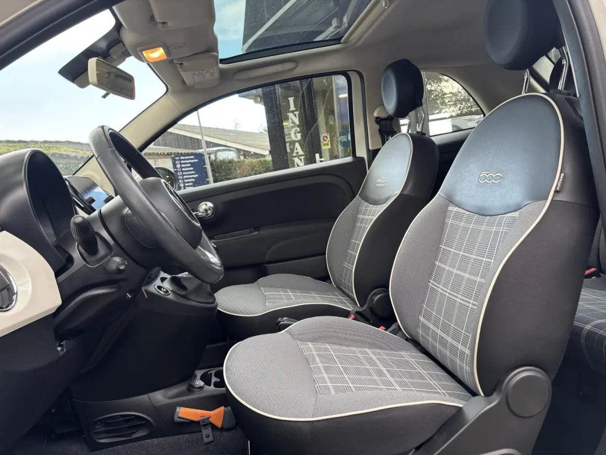 0.9 TwinAir Turbo Lounge|Pano|PDC|Parelmoer wit