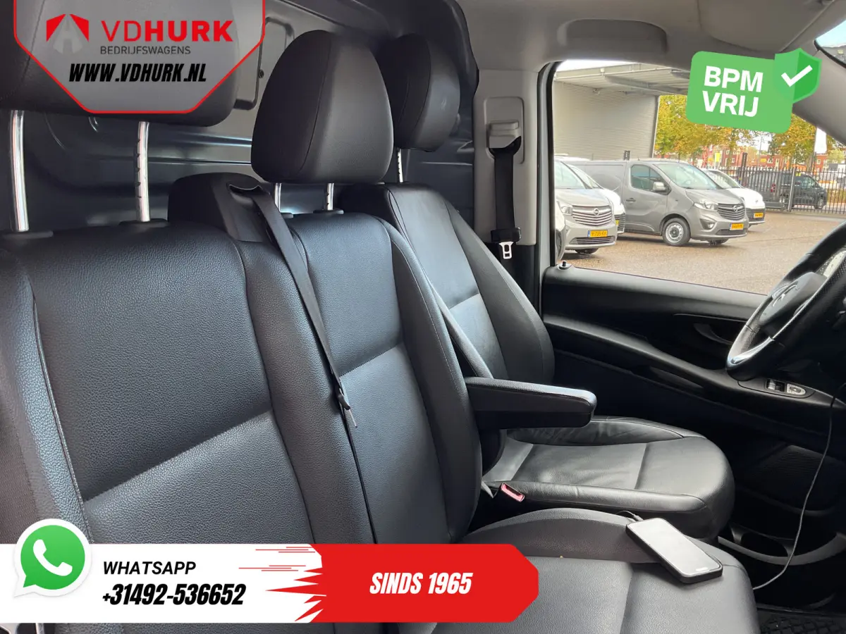119 CDI Aut. L3 LED/ Standkachel/ Stoelverw./ Carplay/ Navi/ Camera/ Airco/ 16'LMV/ Cruise/ PDC/ Trekhaak