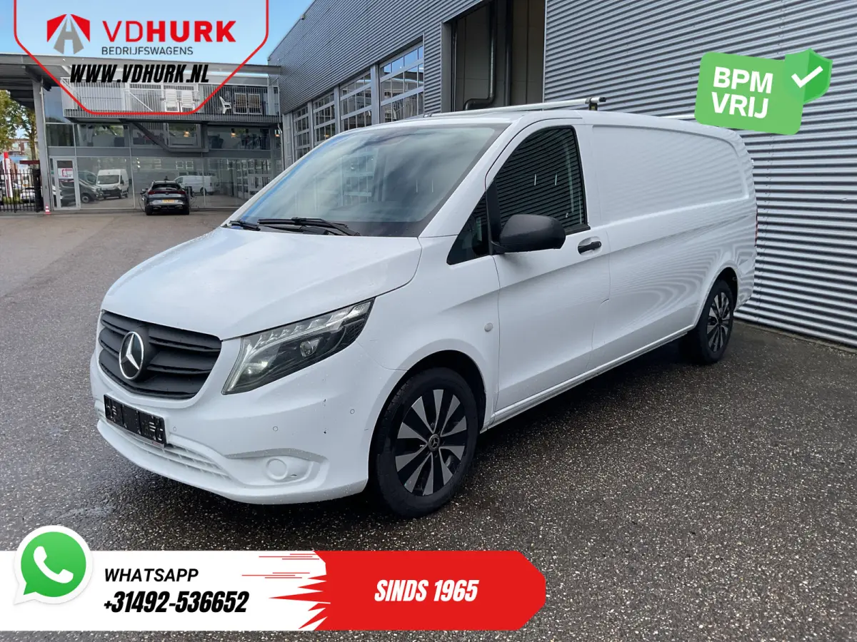 119 CDI Aut. L3 LED/ Standkachel/ Stoelverw./ Carplay/ Navi/ Camera/ Airco/ 16'LMV/ Cruise/ PDC/ Trekhaak