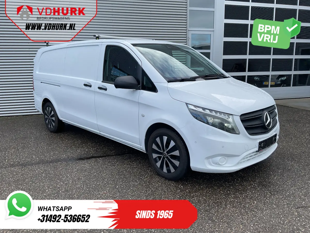 119 CDI Aut. L3 LED/ Standkachel/ Stoelverw./ Carplay/ Navi/ Camera/ Airco/ 16'LMV/ Cruise/ PDC/ Trekhaak