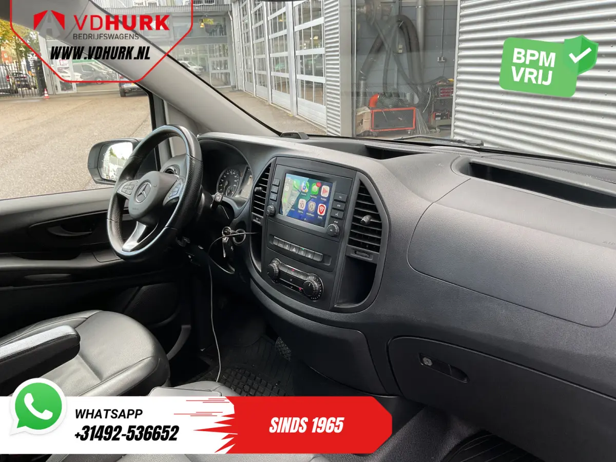 119 CDI Aut. L3 LED/ Standkachel/ Stoelverw./ Carplay/ Navi/ Camera/ Airco/ 16'LMV/ Cruise/ PDC/ Trekhaak