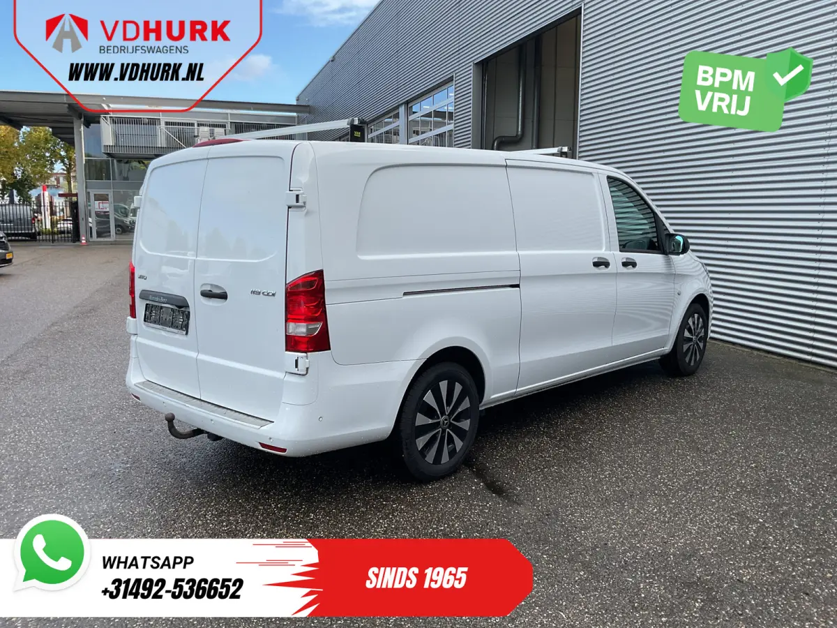 119 CDI Aut. L3 LED/ Standkachel/ Stoelverw./ Carplay/ Navi/ Camera/ Airco/ 16'LMV/ Cruise/ PDC/ Trekhaak