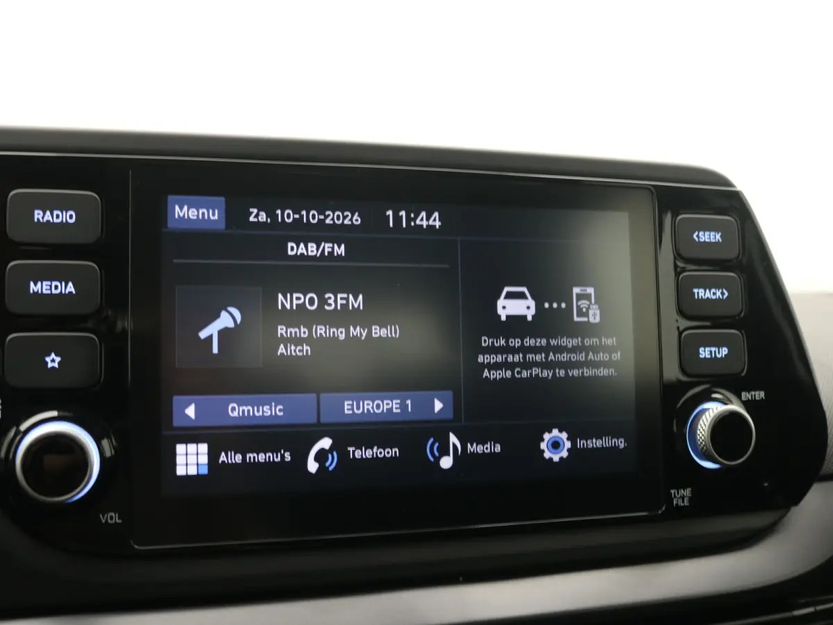 1.0 T-GDI 100pk Comfort | Airco | Camera | Carplay | Cruise control | Dodehoek detectie | Navigatie | Parkeersensoren | Digitaal cockpit | Lichtmetalen velgen