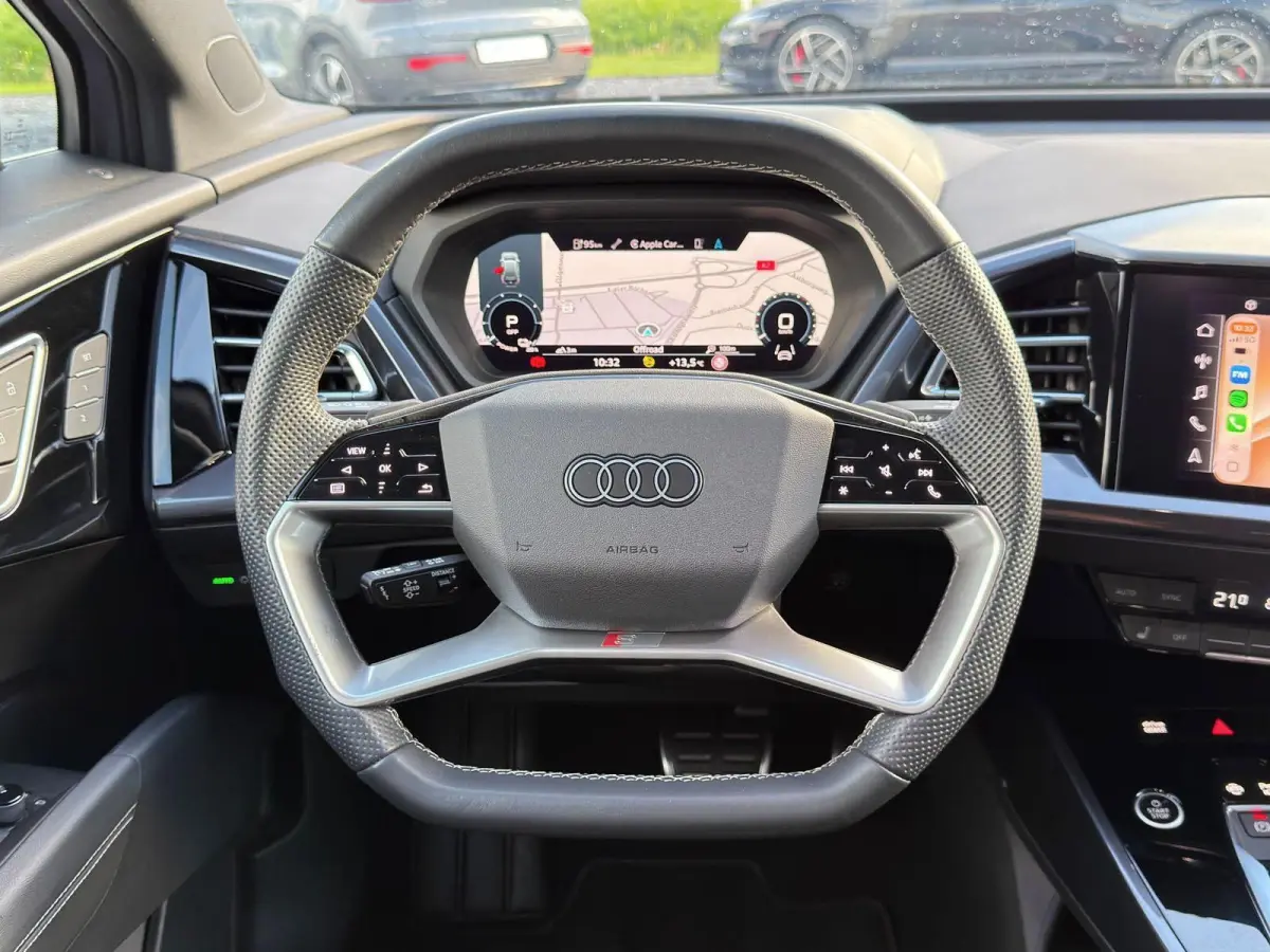 50 Quattro S-Line Competition 77 kWh|BTW|RS Interieur|Nardo Moonstone Grey|Org NL NAP|1 Eig|Head Up|Leder|CarPlay|Led Matrix|ACC|Dealer Onderhouden