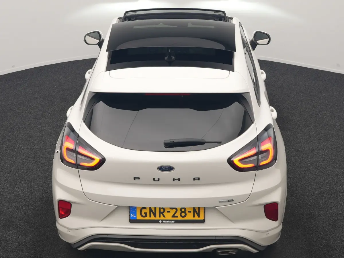 1.0 EcoBoost ST-Line X 155pk Dealer O.H | Panodak | Adaptive Cruise | Bang & Olufsen | Camera | Sportstoelen & Stuur Verwarmd | Apple Carplay | Keyless | Virtual | Navigatie | DAB | 17"L.M |