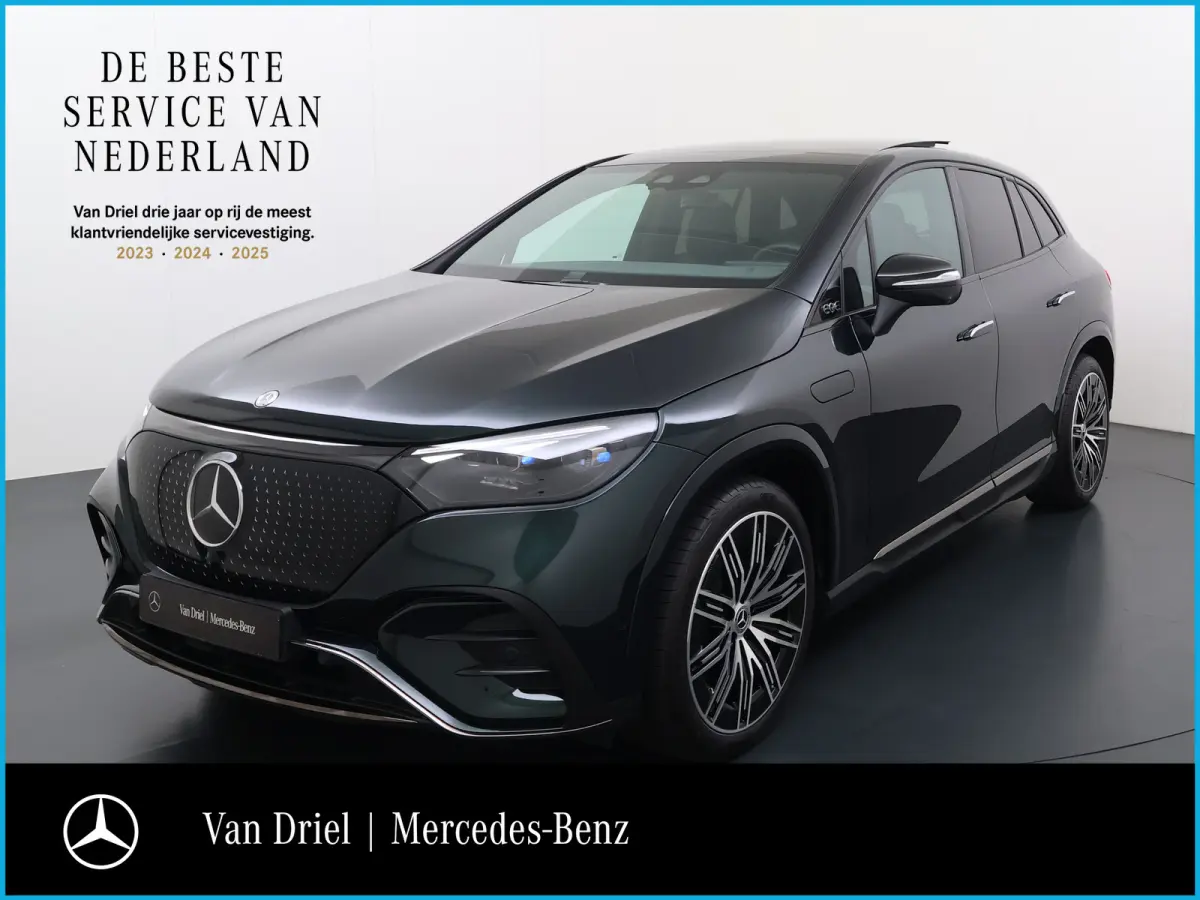 EQE SUV 300 AMG Line 91 kWh | Airmatic Achteras Pano Trekhaak Burmester Ventilatie 4x Stoelverwarming