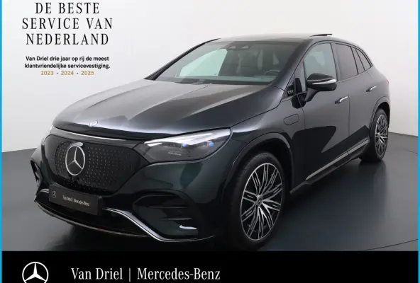 EQE SUV 300 AMG Line 91 kWh | Airmatic Achteras Pano Trekhaak Burmester Ventilatie 4x Stoelverwarming