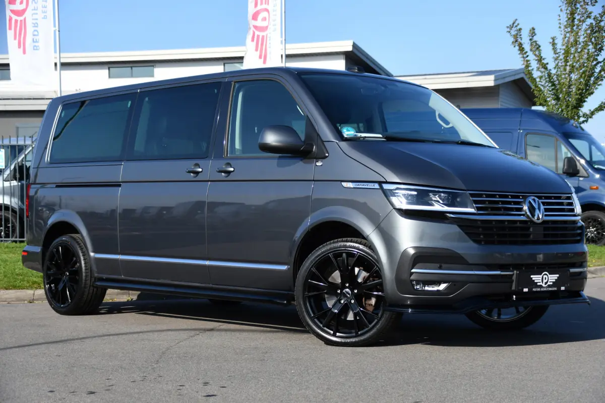 2.0 TDI L2H1 30 DC Caravelle FULL OPTIONS! Adaptieve Cruise, Camera, Carplay, 2 x Schuifdeur, Leder, LED, 204pk, Automaat, Clima, Stoelverwarming, Uniek!