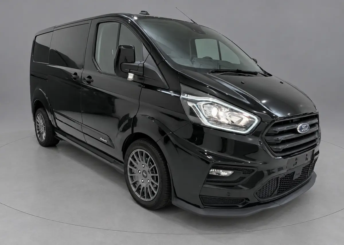 320 2.0 TDCI L1H1 DC MS-RT Black Edition Adaptieve Cruise, Camera, Carplay, 170pk, 2 x Schuifdeur, Automaat, LED, Stoelverwarming, Leder, Uniek!