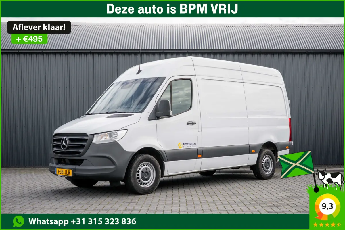 **317 CDI L2H2 | Automaat | 3-Zits | Camera | Carplay | Mbux | Climatronic | Trekhaak**