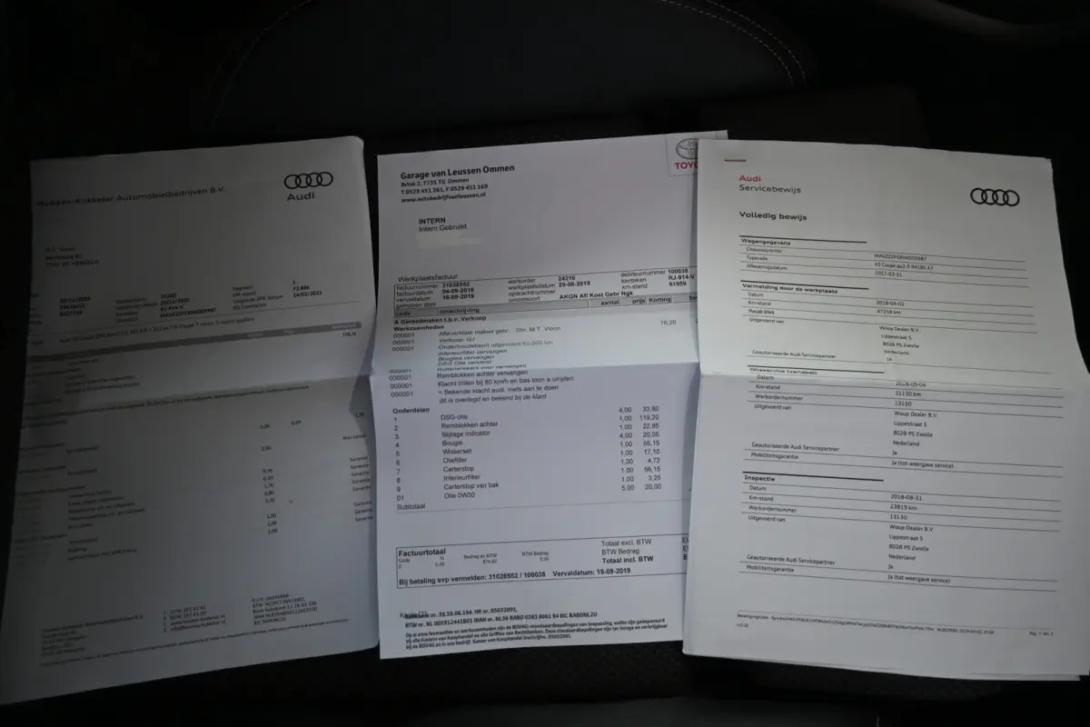 2.0 TFSI Quattro Sport S-line Clima Panoramadak LED Adaptieve cruise B&O Navigatie 100% Onderhouden Inruil mogelijk