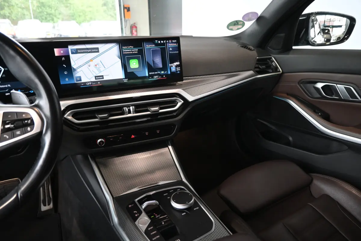320e M-Sport Clima Cruise CarPlay LED Leder Navigatie 100% Onderhouden! Inruil Mogelijk!