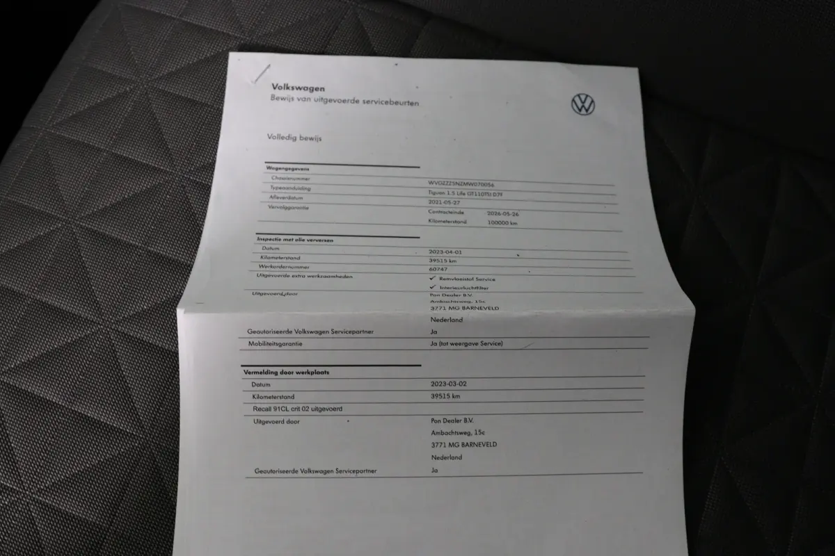1.5 TSI Life | Dealer Onderhouden! | Trekhaak | Stoel/Stuurverwarming | LED | Clima | Camera | Cruise Adaptive | Navi |
