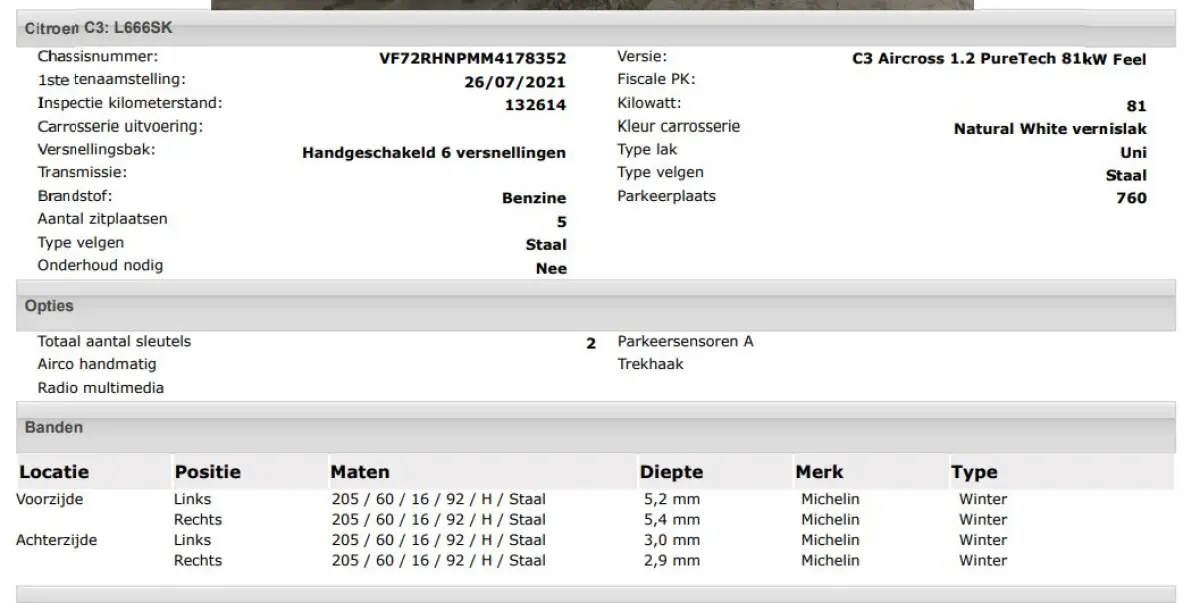 1.2 110PK Feel / Trekhaak / Hoge instap / Airco / Pdc / Distributie is vervangen / Apk 07-2027