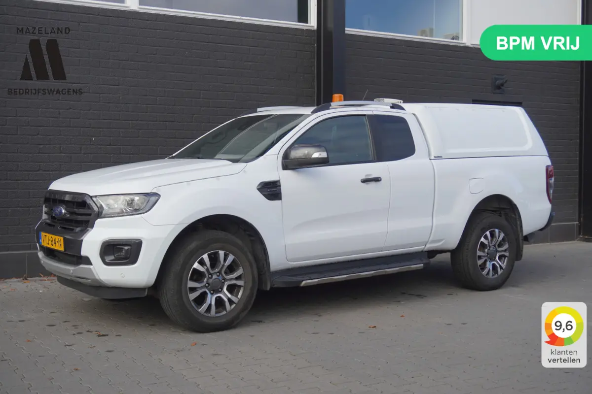 2.0 EcoBlue 213PK AUT. 4X4 3.500KG Wildtrak Supercab - Airco - Navi - Cruise - €22.900,- Excl.