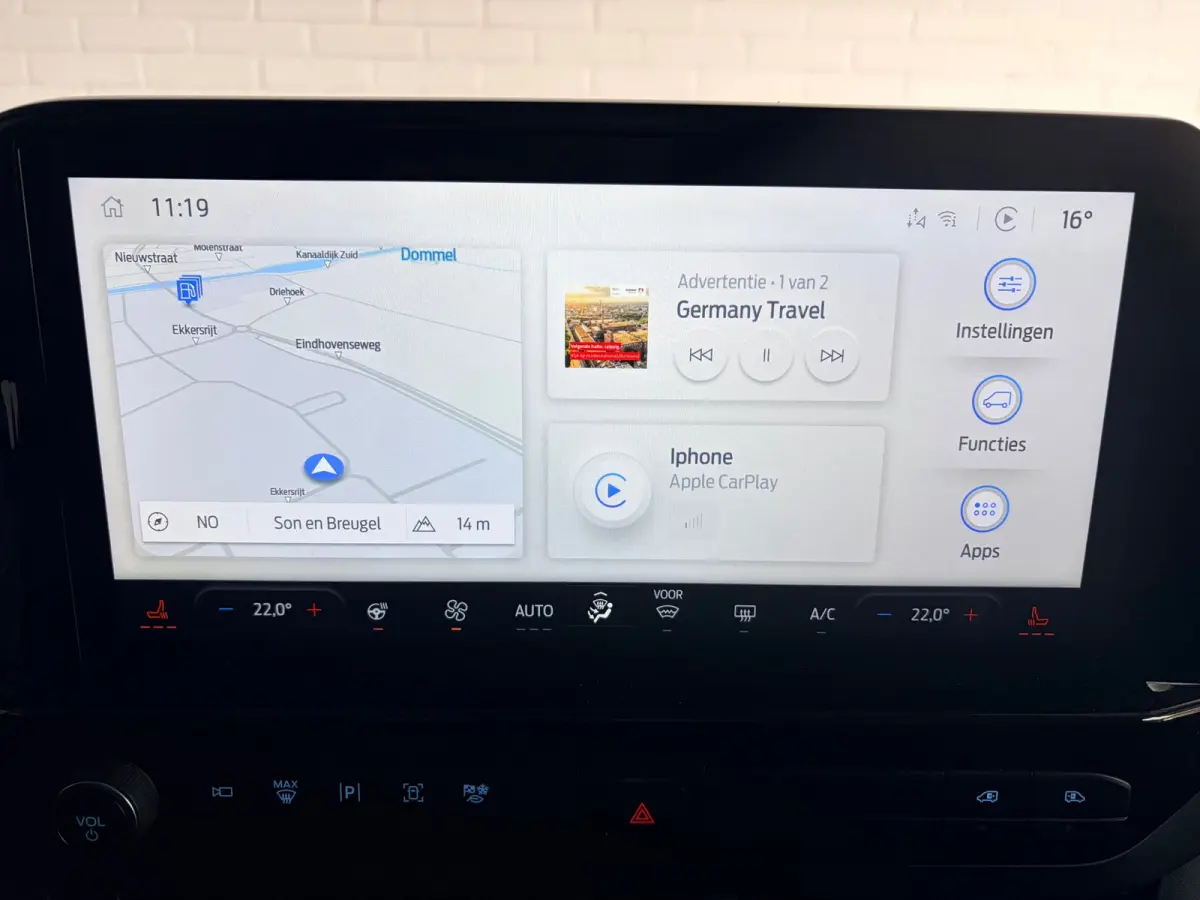 Automaat Sport AWD 4x4 320 2.0 TDCI 170pk L1H1 2xElek.Schuifdeur, Trekhaak, NEDERLANDSE BUS! 1STE EIGENAAR!