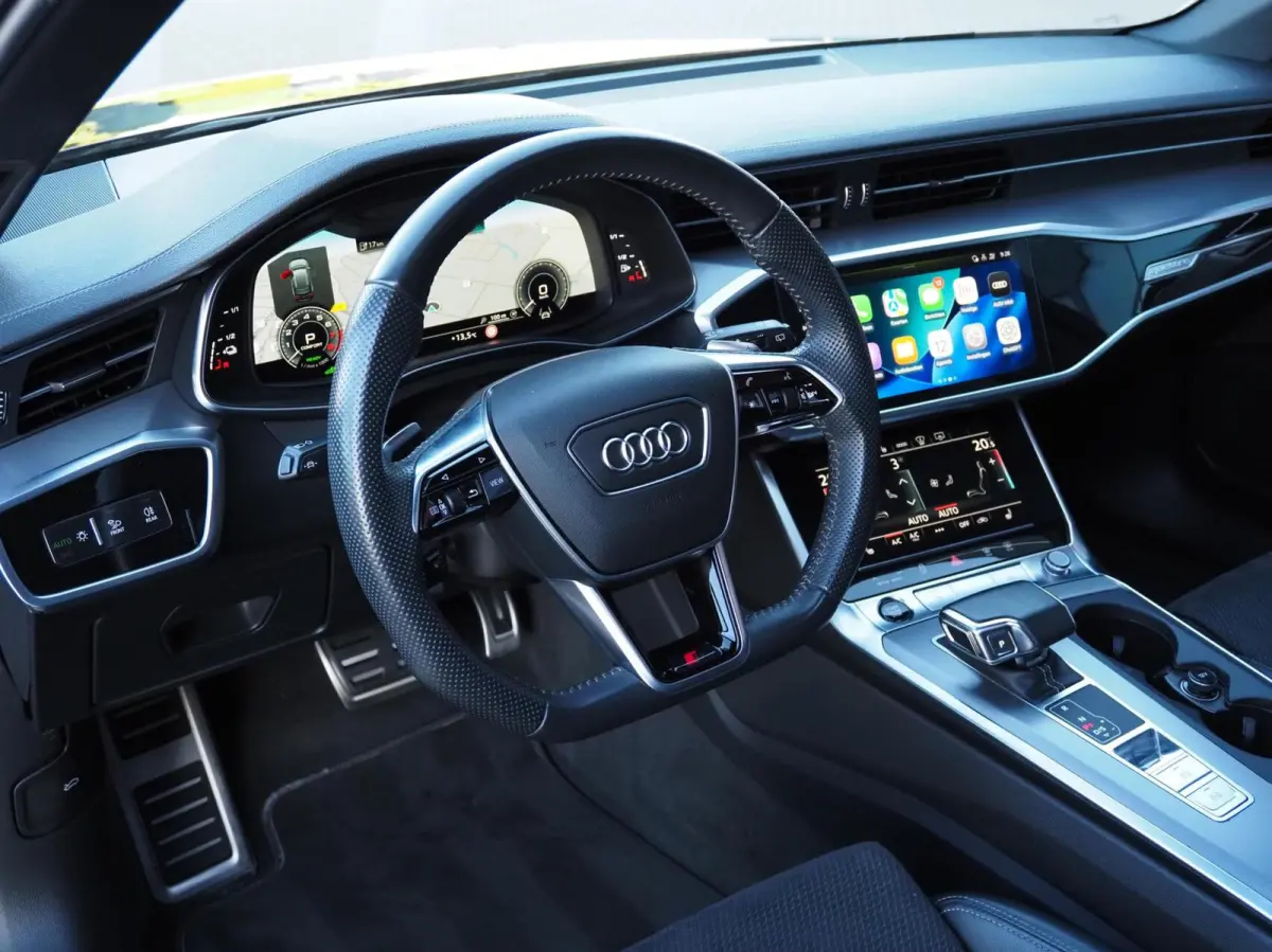 55 TFSI e S-Line Quattro Competition | Pano | B&O | Head-Up | Memory | Digital Dash | Matrix Led | Adaptive Cruise | Trekhaak | Leder - Alcantara | Camera | Carplay | Keyless | Stoelverwarmi