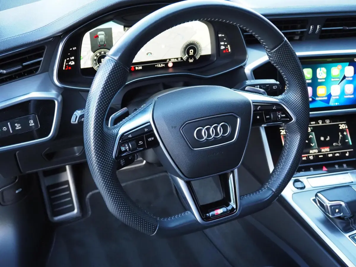 55 TFSI e S-Line Quattro Competition | Pano | B&O | Head-Up | Memory | Digital Dash | Matrix Led | Adaptive Cruise | Trekhaak | Leder - Alcantara | Camera | Carplay | Keyless | Stoelverwarmi