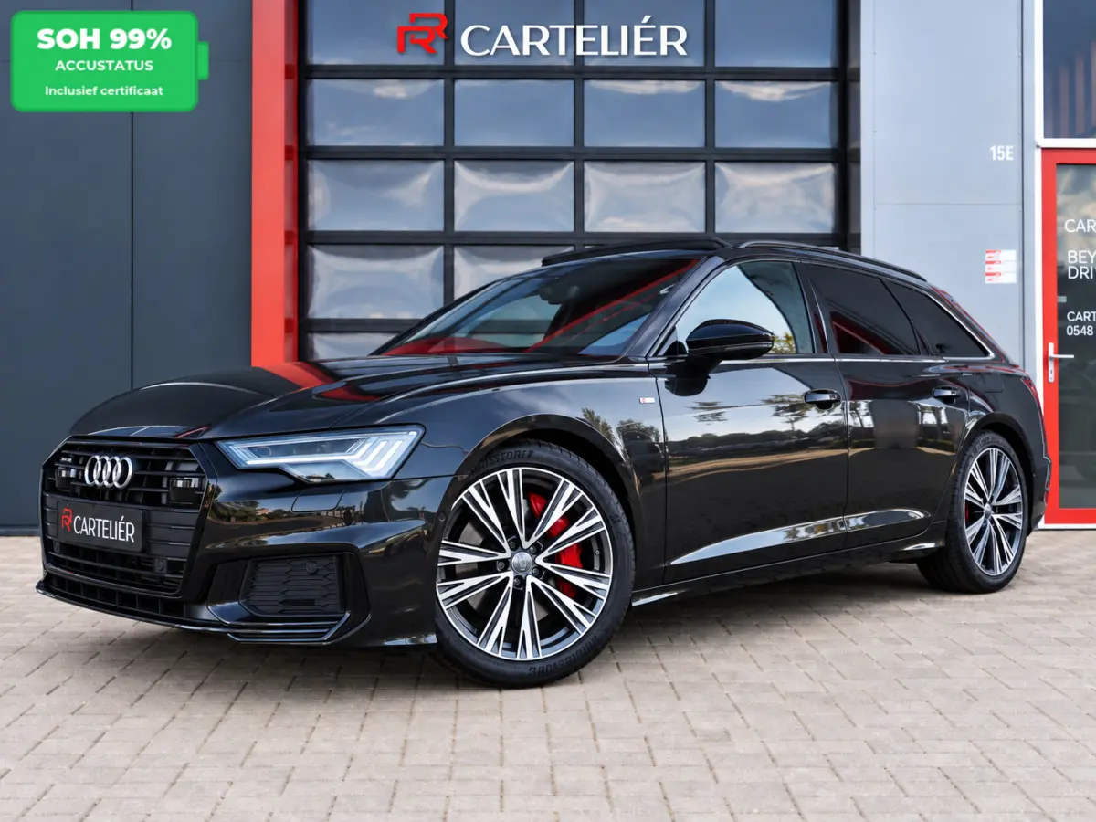55 TFSI e S-Line Quattro Competition | Pano | B&O | Head-Up | Memory | Digital Dash | Matrix Led | Adaptive Cruise | Trekhaak | Leder - Alcantara | Camera | Carplay | Keyless | Stoelverwarmi