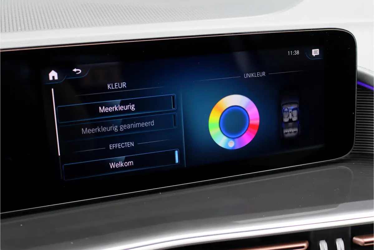 400 4MATIC AMG Line 80 kWh | Distronic+ | Massage | Memory | Burmester | Trekhaak | Schuifdak | Stoelventilatie | Leder | Multibeam LED | Luchtkwaliteitspakket | HUD | Augmented Reality |