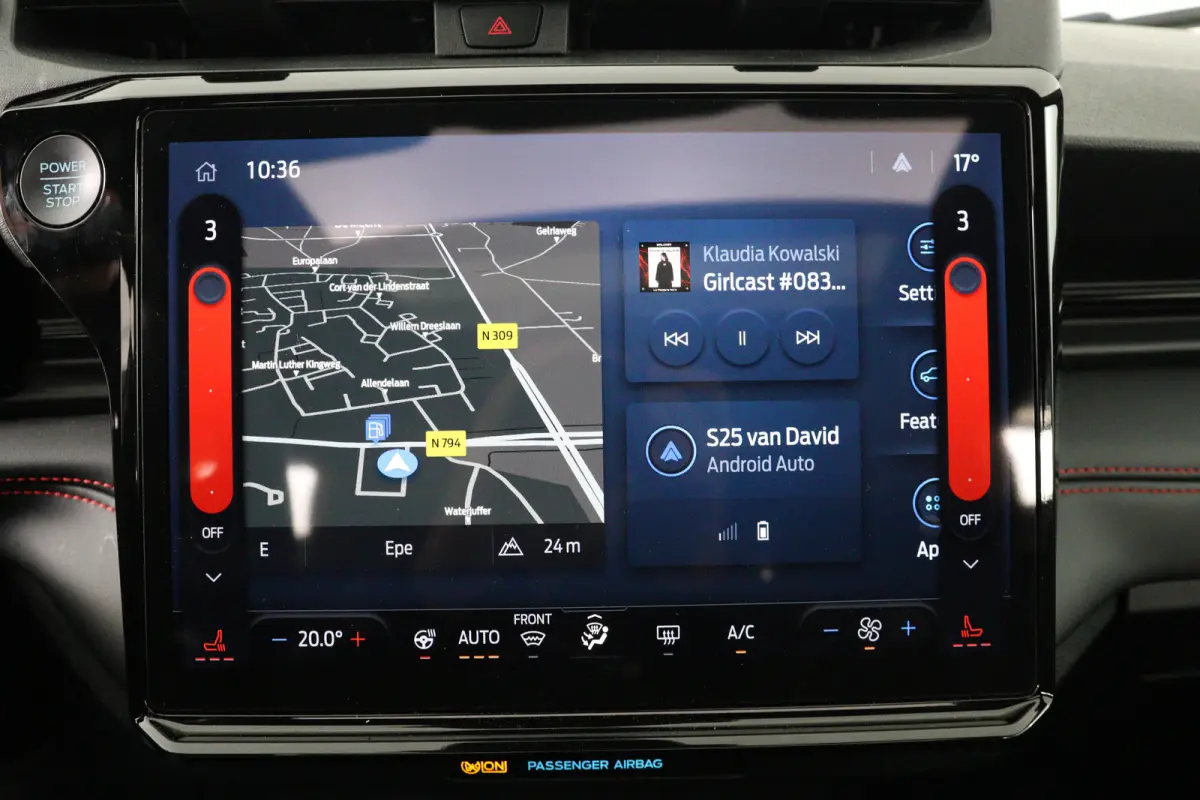 1.0 EcoBoost ST-Line X | Automaat! | Open Dak | B&O | Winterpack | Cruise Adaptive | Camera | Clima | LED | Navi | Lichtmetalen Velgen