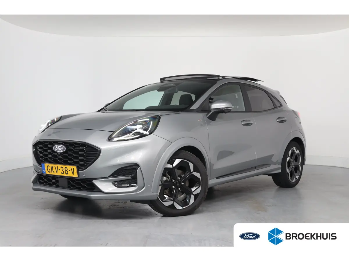 1.0 EcoBoost ST-Line X | Automaat! | Open Dak | B&O | Winterpack | Cruise Adaptive | Camera | Clima | LED | Navi | Lichtmetalen Velgen