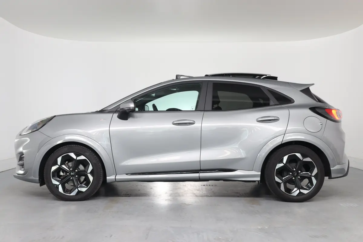 1.0 EcoBoost ST-Line X | Automaat! | Open Dak | B&O | Winterpack | Cruise Adaptive | Camera | Clima | LED | Navi | Lichtmetalen Velgen