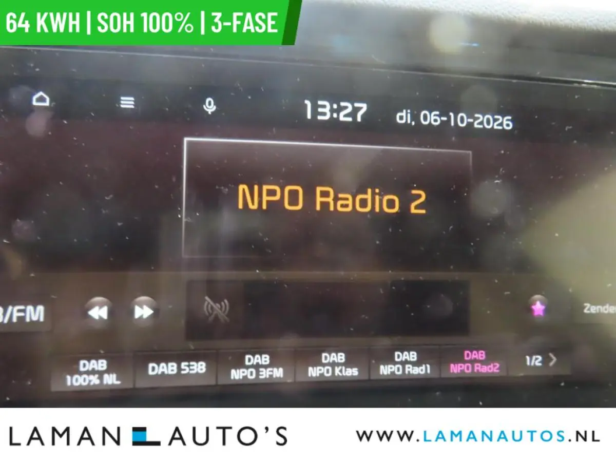 DynamicPlusLine 64 kWh | SOH 100% | 3-fase | Open dak CarPlay ECC Nav ACC 17" LMV LED Camera Metallic | EV Voorschoten