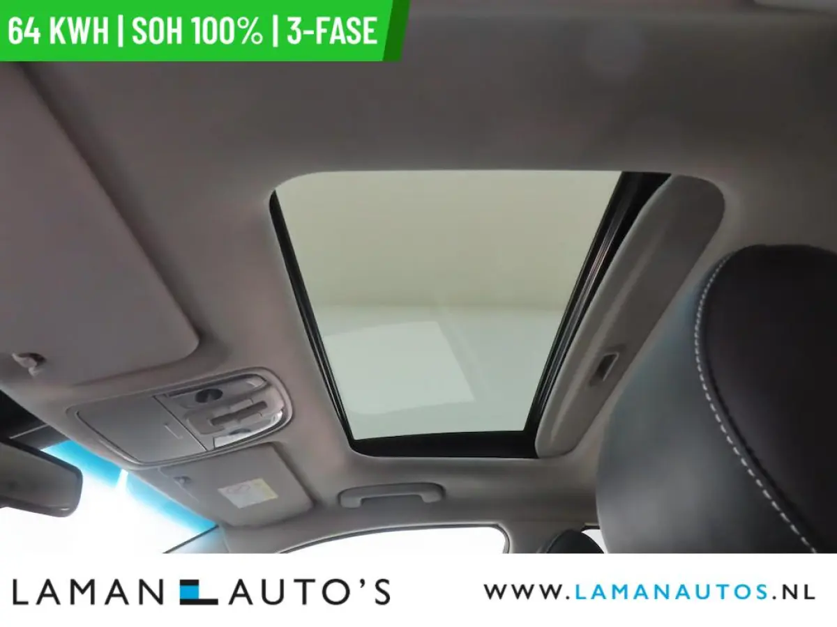 DynamicPlusLine 64 kWh | SOH 100% | 3-fase | Open dak CarPlay ECC Nav ACC 17" LMV LED Camera Metallic | EV Voorschoten
