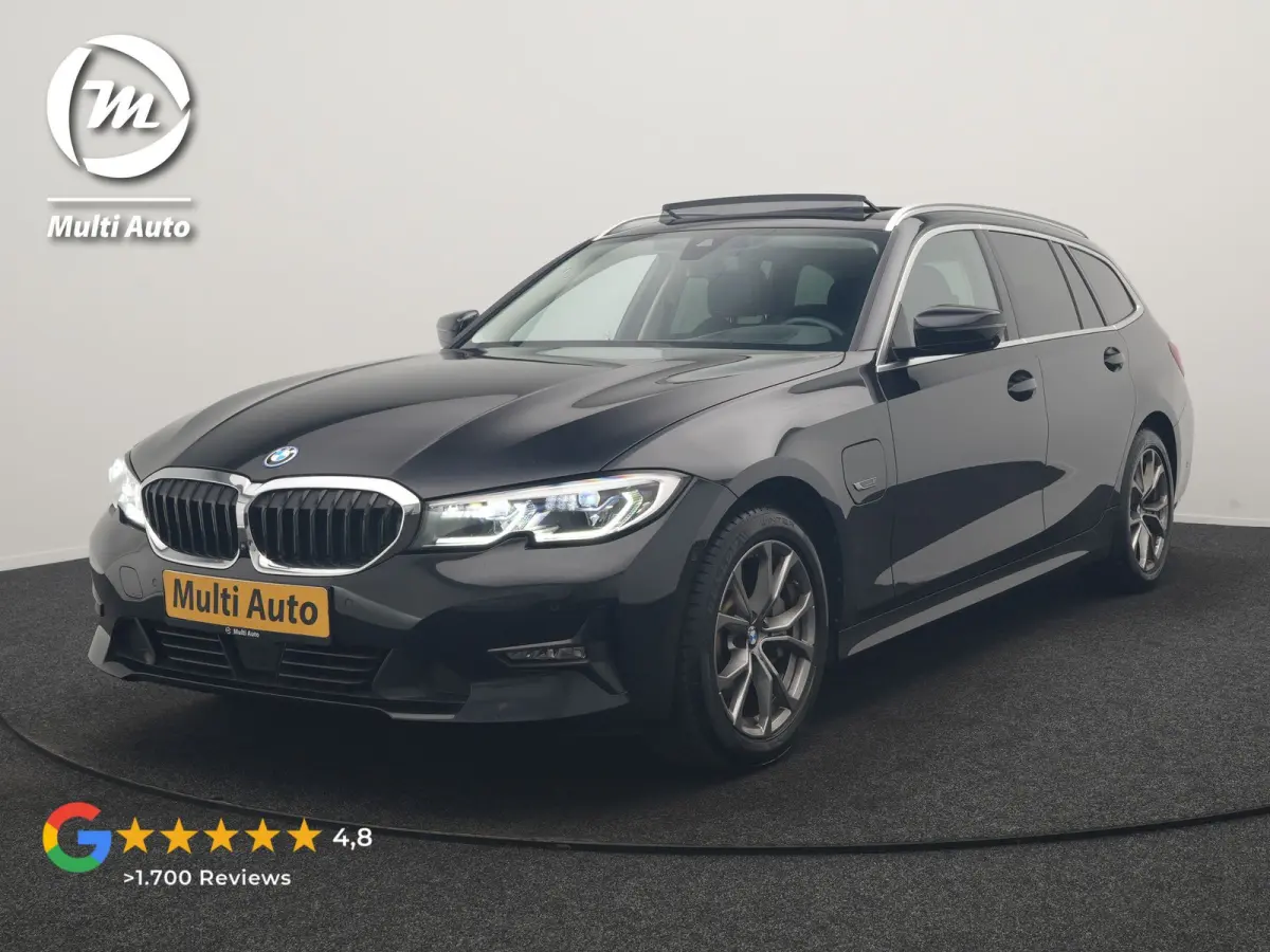 330e Sportline PHEV 293pk Dealer O.H. | SOH 90,9% | Panodak | Adaptive Cruise | Head Up | 360 Camera | Lederen Sportstoelen & Stuur Verwarmd | Keyless | BLIS | Apple Carplay | Navigatie | DA