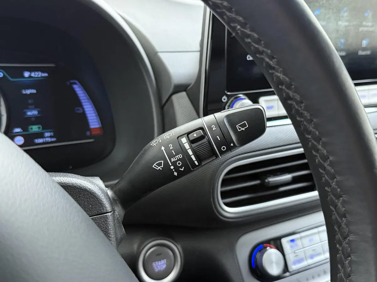 Premium 64kWh | 1ste eigenaar | ACCU 99% | Trekhaak | LEER | Camera | LED lampen | AUTOMAAT