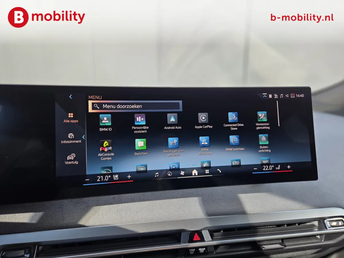 xDrive45 101 kWh M-Sport 'Tansanitblau' Harman Kardon NL Auto! | Adaptive LED | Stuur/Stoelverwarming | DAB | Driving Assist. Plus